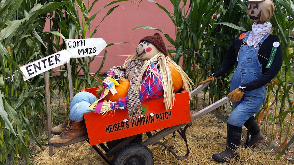 Heiser Farms with "Mom & Pop at the Pumpkin Patch"